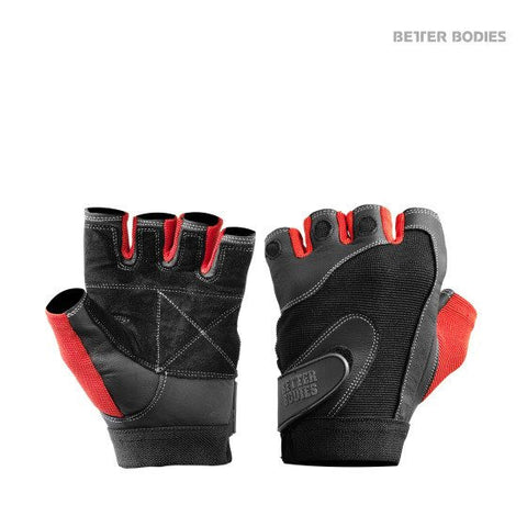 Better Bodies Pro Lifting Glove - Rød - Musclehouse.dk