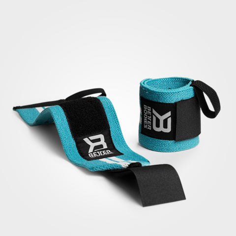 Better Bodies Womens Wrist Wrap - Aqua White - Musclehouse.dk