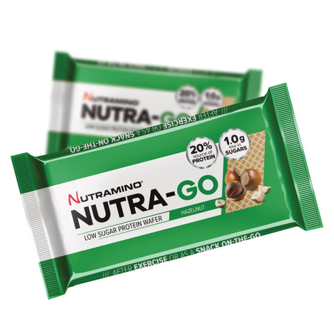 Nutramino Nutra-Go Wafer - Hazelnut (38g) - Musclehouse.dk