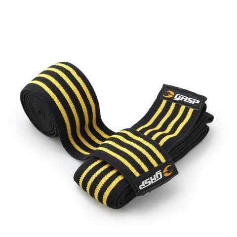 GASP - Knee Wraps Yellow - Musclehouse.dk