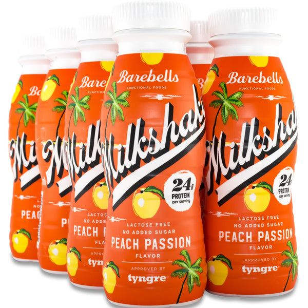 Barebells Milkshake Peach/Passion (8x 330 ml) - Musclehouse.dk