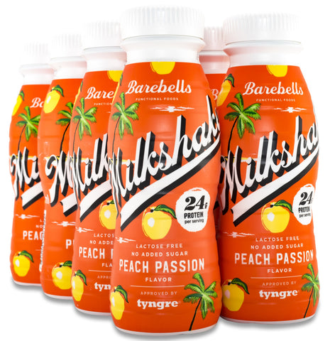 Barebells Milkshake Peach/Passion (8x 330 ml) - Musclehouse.dk