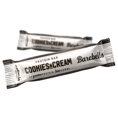 Barebells Protein Bar Cookies & Cream (55g) - Musclehouse.dk