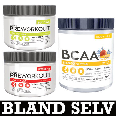 Bodylab BCAA+PWO (3x300/200g) - Musclehouse.dk