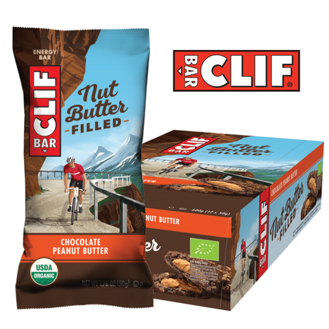 Clif Bar - Chocolate Peanut Butter (12x68g) - Musclehouse.dk