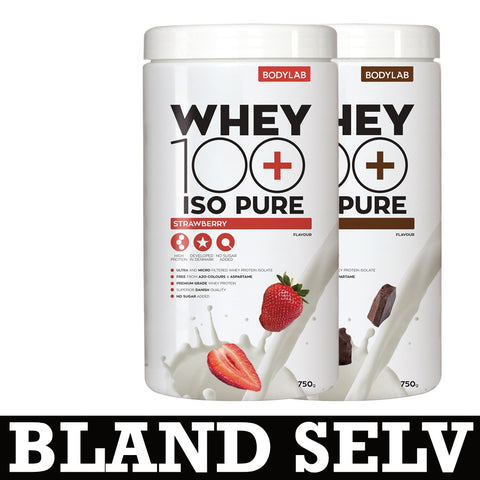 Bodylab Whey 100 ISO Pure (2x 750g) - Musclehouse.dk