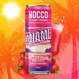 NOCCO - Miami Strawberry (24 stk) - Musclehouse.dk