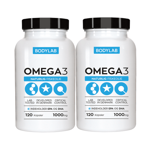 Bodylab Omega 3 (2x 120 stk) - Musclehouse.dk