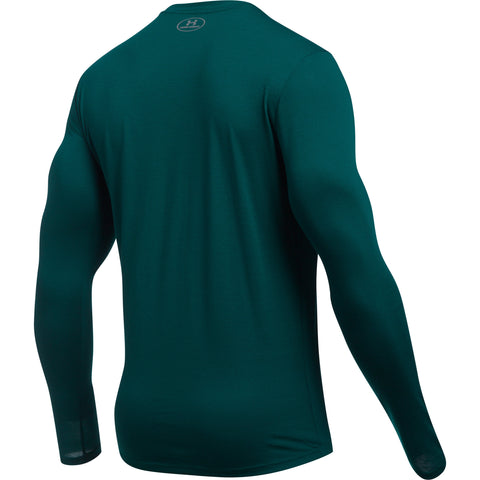 Under Armour Threadborne Streaker LS - Green - Musclehouse.dk