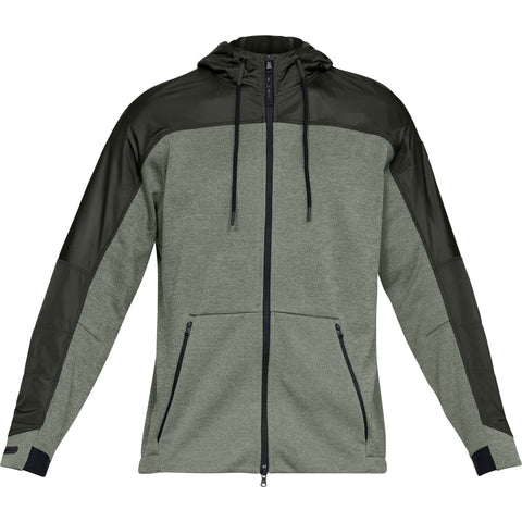 Under Armour Coldgear Swacket - Moss Green - Musclehouse.dk