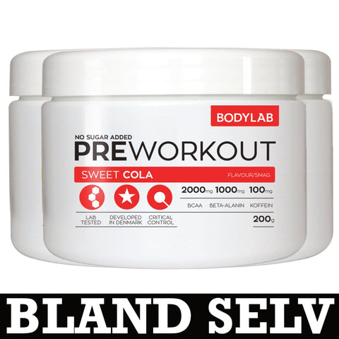 Bodylab Pre Workout (3x 200g) - Musclehouse.dk