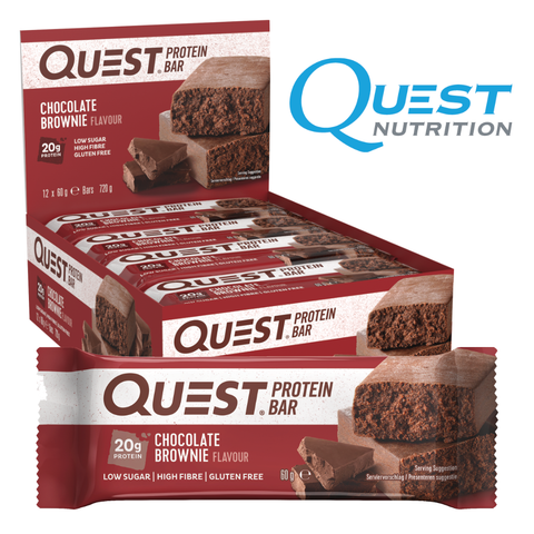 Quest Protein Bar Chocolate Brownie (12x60g) - Musclehouse.dk