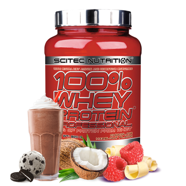 Scitec Nutrition 100% Whey Protein Professional (920g) - Musclehouse.dk