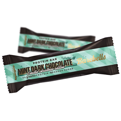 Barebells Protein Bar Mint Dark Chocolate (55g) - Musclehouse.dk