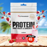 Nutramino Proteinpulver - Strawberry Dream (500 gram) - Musclehouse.dk