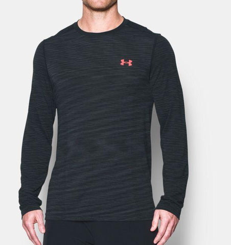 Under Armour Threadborne Seamless LS - Antracite - Musclehouse.dk