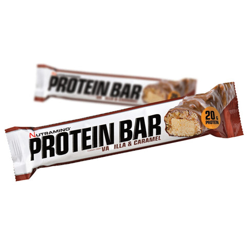 Nutramino Proteinbar Crispy Vanilla & Caramel (1x64g) - Musclehouse.dk