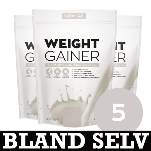 Bodylab Weight Gainer (5x1,5 kg) - Musclehouse.dk