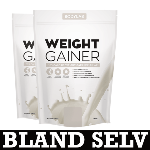 Bodylab Weight Gainer (2x1,5 kg) - Musclehouse.dk