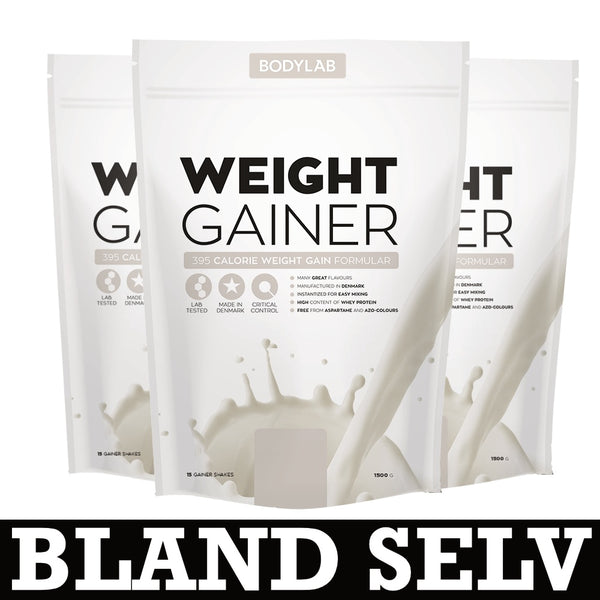 Bodylab Weight Gainer (3x1,5 kg) - Musclehouse.dk