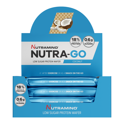 Nutramino Nutra-Go Wafer - Coconut (12x38g) - Musclehouse.dk