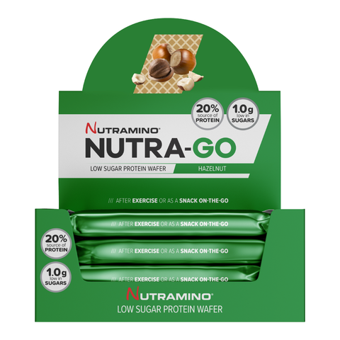 Nutramino Nutra-Go Wafer - Hazelnut (12x38g) - Musclehouse.dk