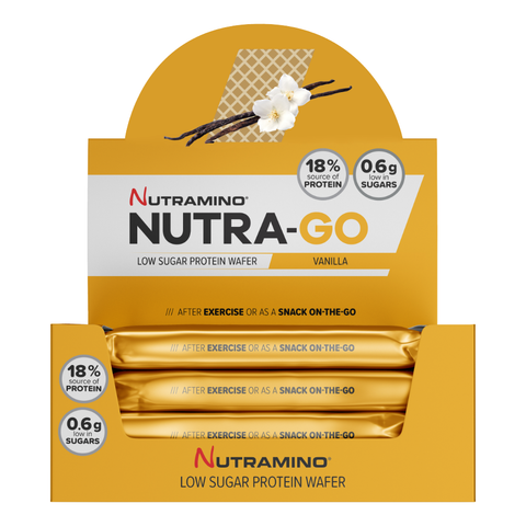 Nutramino Nutra-Go Wafer - Vanilla (12x38g) - Musclehouse.dk