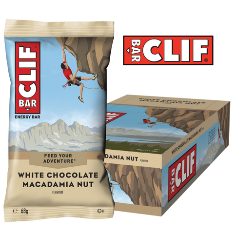 Clif Bar - White Chocolate Macadamia Nut (12x68g) - Musclehouse.dk