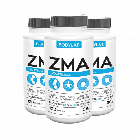 Bodylab ZMA (3x 120 stk) - Musclehouse.dk