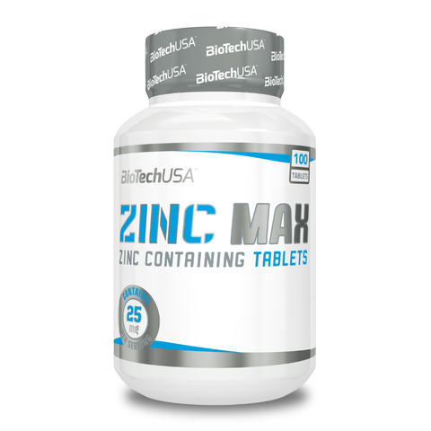 BioTechUSA Zinc Max (100 stk) - Musclehouse.dk