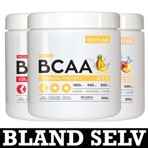 Bodylab BCAA Instant (3x300g) - Musclehouse.dk