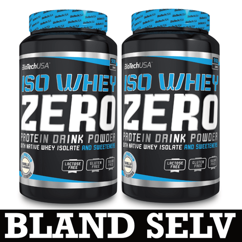 BioTechUSA Iso Whey Zero (2x 908g) - Musclehouse.dk