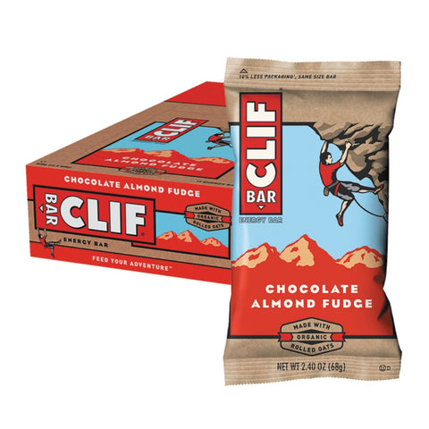 Clif Bar - Chocolate Almond Fudge (12x68g) - Musclehouse.dk