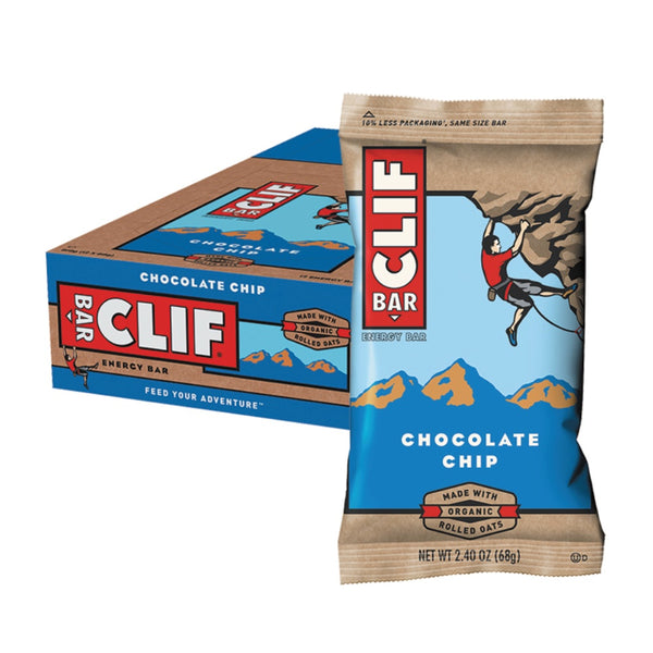 Clif Bar - Chocolate Chip (12x68g) - Musclehouse.dk