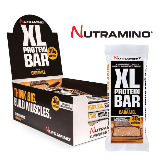 Nutramino XL Proteinbar - Chocolate & Caramel (16x82g) - Musclehouse.dk