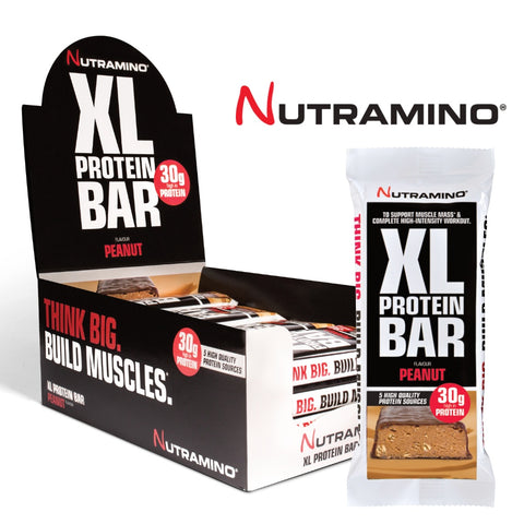 Nutramino XL Proteinbar - Chocolate & Peanut (16x82g) - Musclehouse.dk