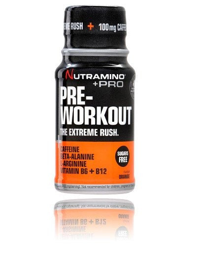 Nutramino Pre-Workout Shot Orange (1 stk.) - Musclehouse.dk