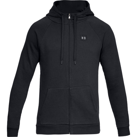 Under Armour Rival Fleece FZ Hoody - Black - Musclehouse.dk