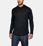 Under Armour Tech Terry Popover Hoodie - Black - Musclehouse.dk