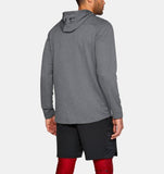 Under Armour Tech Terry Popover Hoodie - Steel - Musclehouse.dk