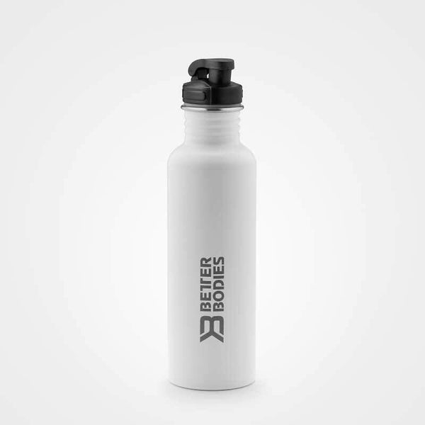 Better Bodies Fulton Bottle 750ml White - Musclehouse.dk