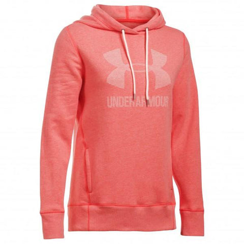 Under Armour Favorite Fleece Sportstyle Hoodie - Pink - Musclehouse.dk